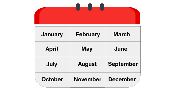 Months and Days of the week